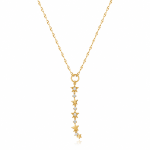 Gold Uzun Y kolye